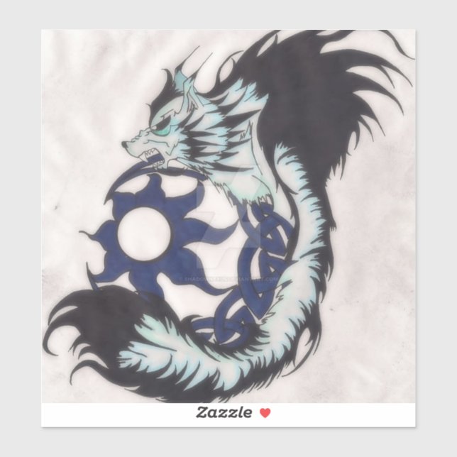 Stam Viking Varg för bärbara datorer - dekal (Ark)