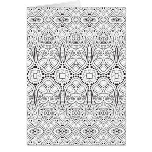 Stam- Zendoodle design Hälsningskort