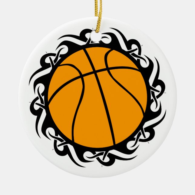 stambasket julgransprydnad keramik (Framsidan)