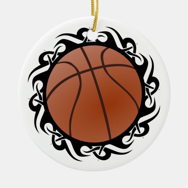 stambasket julgransprydnad keramik (Framsidan)