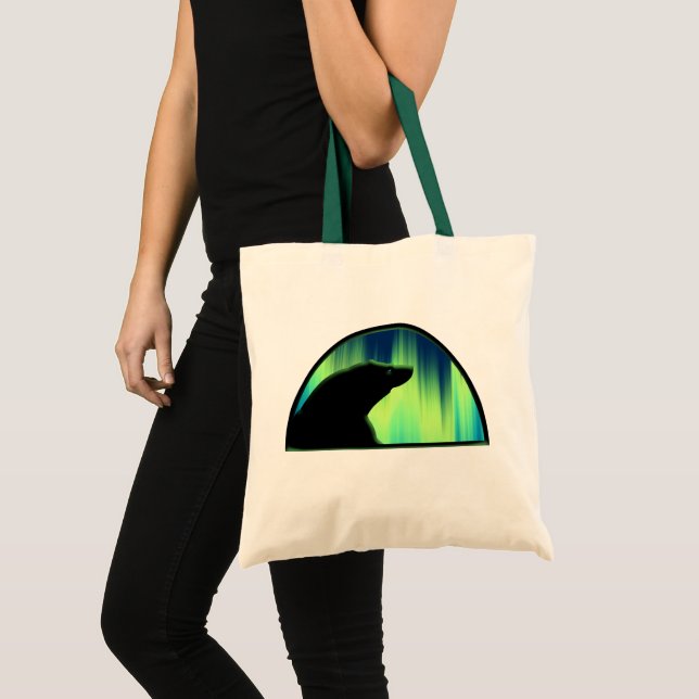 Stambjörnsbjörn Tote bags Nord Ljus Björsbälte Tygkasse (Framsida (produkt))