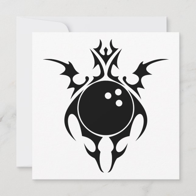 stambowlingboll inbjudningar (Framsida)