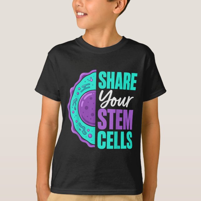 Stamcellsgivarens benmärg  t shirt (Framsida)