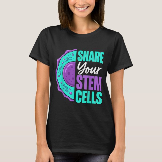 Stamcellsgivarens benmärg  t shirt (Framsida)