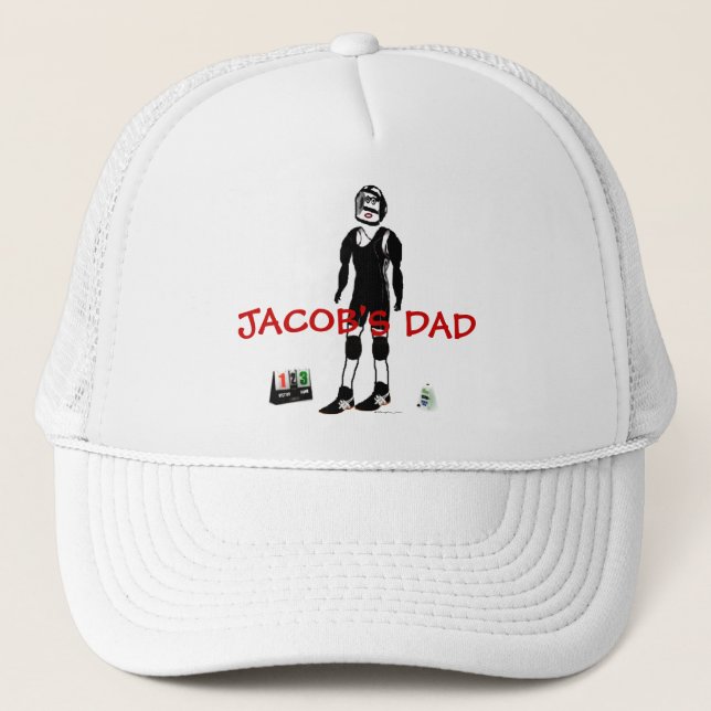 Stamen för brottling Cheer Team Keps (Framsida)