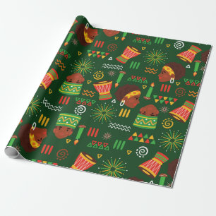 stametnisk inhemsk afrikansk kwanzaa helgdag presentpapper