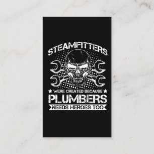 Stamfitter Humor-ångrör Pipefitter Pappa Visitkort