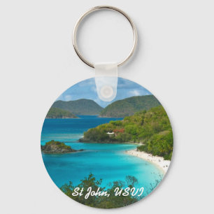 Stamfjärd, St John USVI Nyckelring