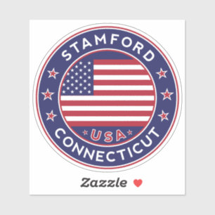 Stamford Connecticut Klistermärken
