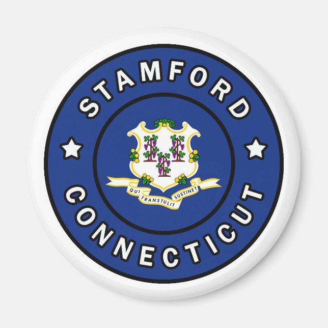 Stamford Connecticut Magnet (Framsidan)