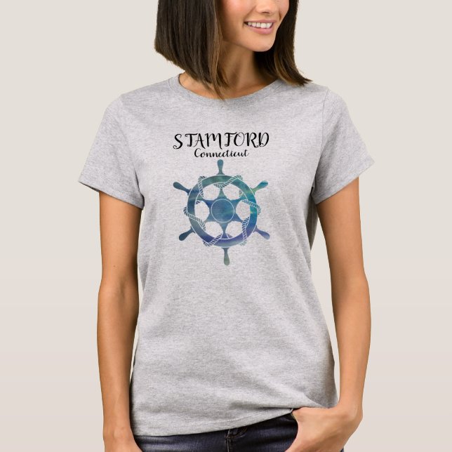 Stamford Connecticut Sailor T-shirt (Framsida)