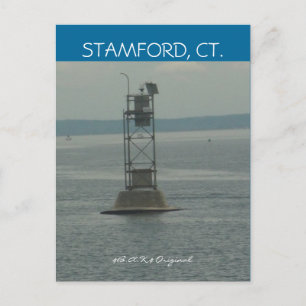Stamford, Ct Vatten vykort... Vykort