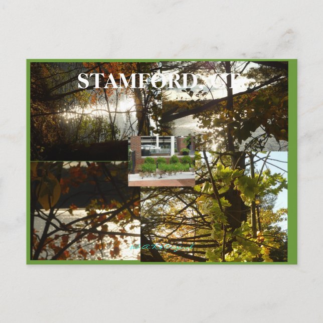 Stamford, Ct. Vykort (Framsida)