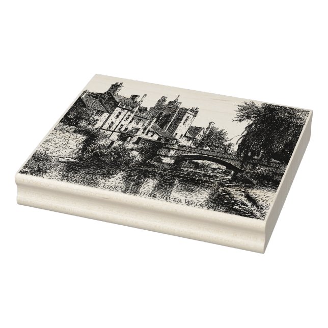 Stamford, Lincolnshire, River Welland Stämpel (Stämpel)