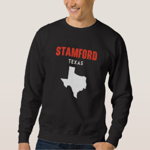 Stamford Texas USA Delstat Amerika Resa Texas Lång Ärmad Tröja