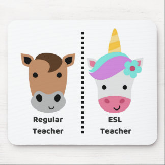 Stamgäst VS Esl-lärare Mousepad Musmatta