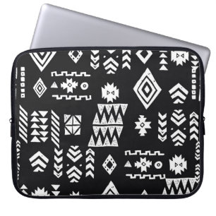 Stamgeometrisk: snyggtens sömlösa bakgrund. laptop fodral