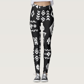 Stamgeometrisk: snyggtens sömlösa bakgrund. leggings
