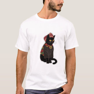 Stamhövdings svarta kattväska t shirt