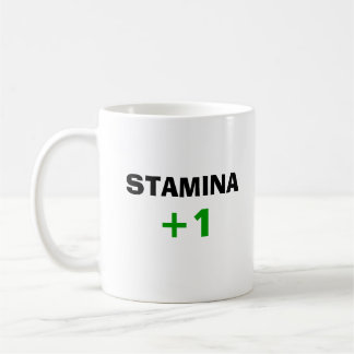 STAMINA +1 (högerhänt) Kaffemugg