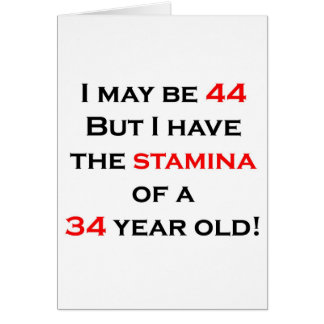 Stamina 44 hälsningskort