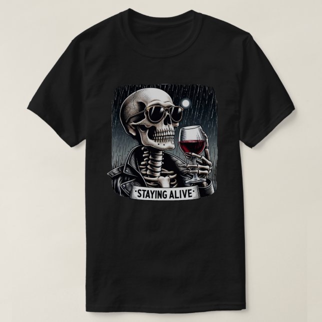 Stammande levande t shirt (Design framsida)