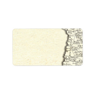 Stammar av Israel Antique Karta Elegant Adressetikett