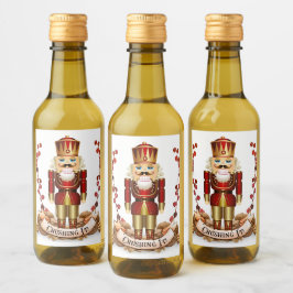 Stämmer det! Nutcracker Mini Vin Flaskor Vinetikett