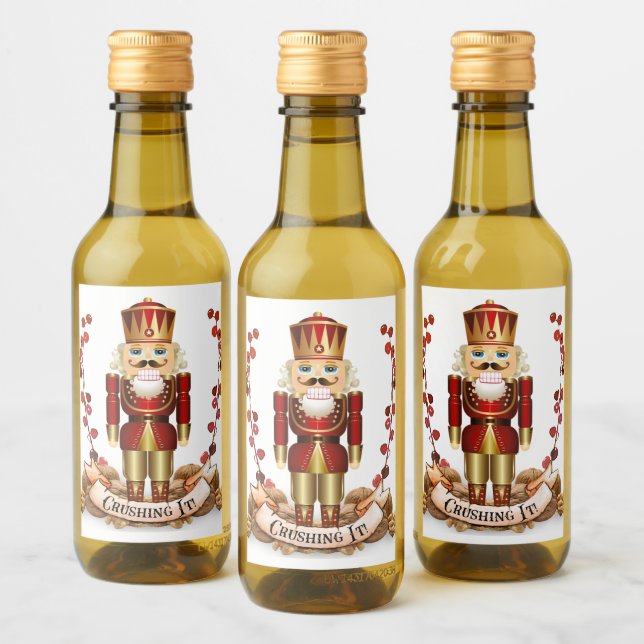 Stämmer det! Nutcracker Mini Vin Flaskor Vinetikett (Flaskor)