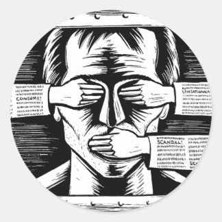 Stämmer mot någon form av censur runt klistermärke