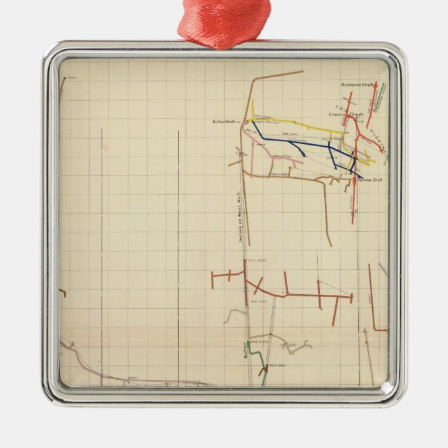 Stammins Kartor V Julgransprydnad Metall (Framsidan)