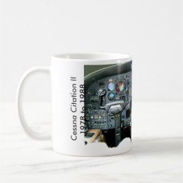 Stämning II för CAPTMOONBEAM Cessna instrumenterar Kaffemugg