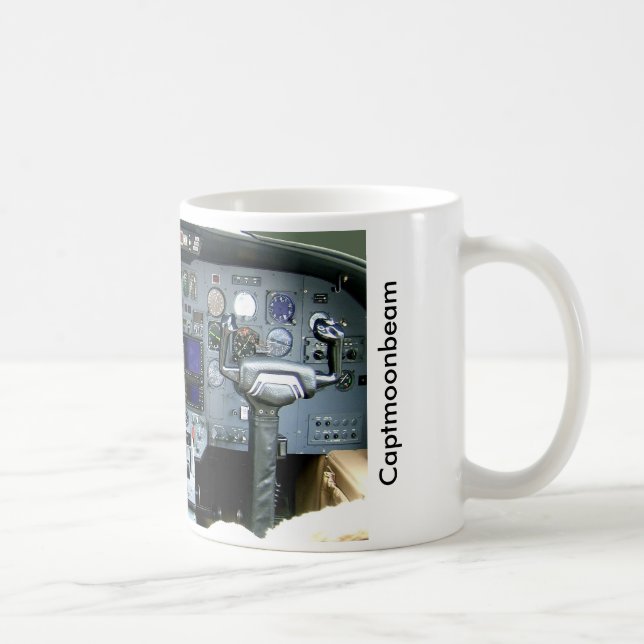 Stämning II för CAPTMOONBEAM Cessna instrumenterar Kaffemugg (Höger)