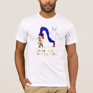 Stampa patriarchyen tee shirt