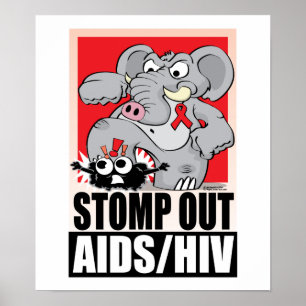 Stampa ut AIDS/HIV Poster