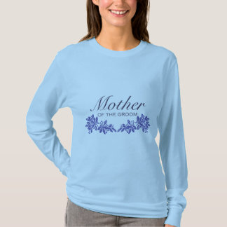 Stampad Blommigt Mamma i Groom Tee Shirt