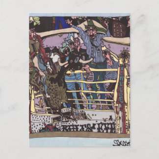 Stampede 8 sekunder vykort