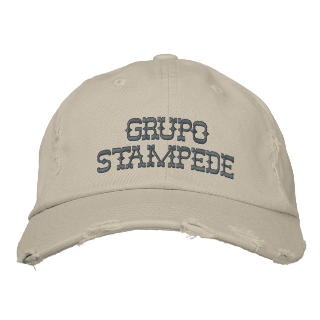 Stampede Embroized Hat Broderad Keps (Framsida)