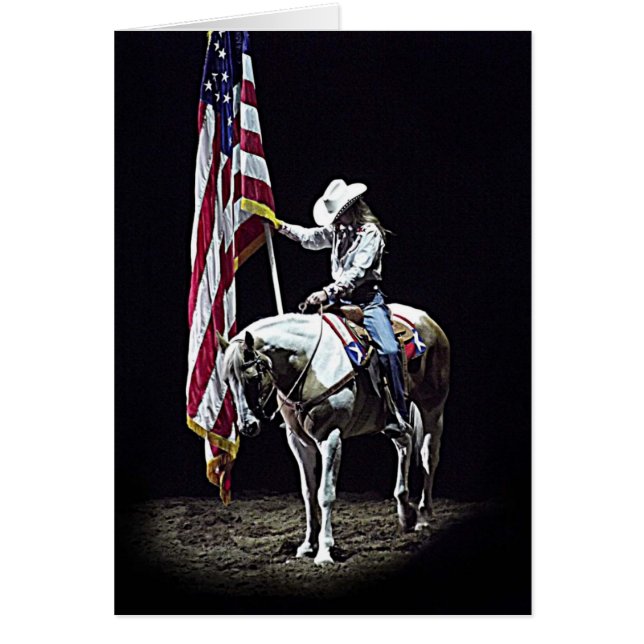 Stampede Prayers Hälsningskort (Framsidan)