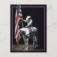 Stampede Prayers (röd, vit och blå gräns)