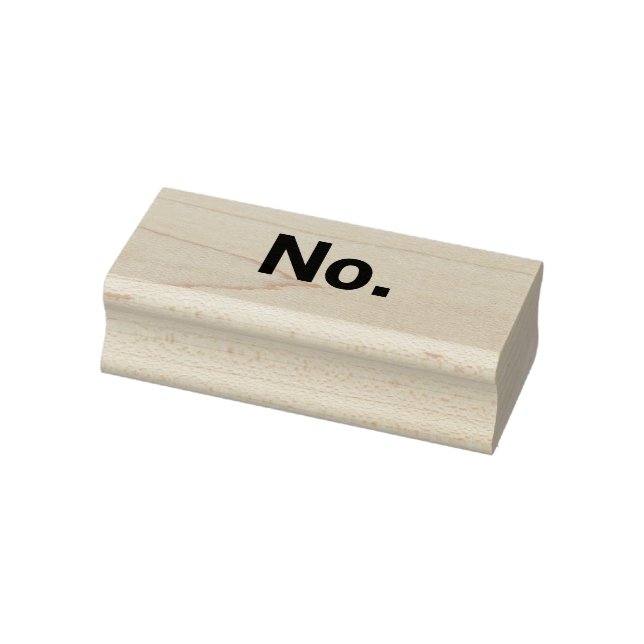 Stämpel, 1 x 2,5": Nej. Stämpel (Stämpel)