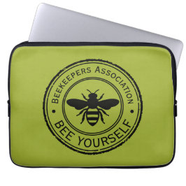 Stämpel - DIN TEXT - BEE 1 - Fan Fun Laptop Fodral