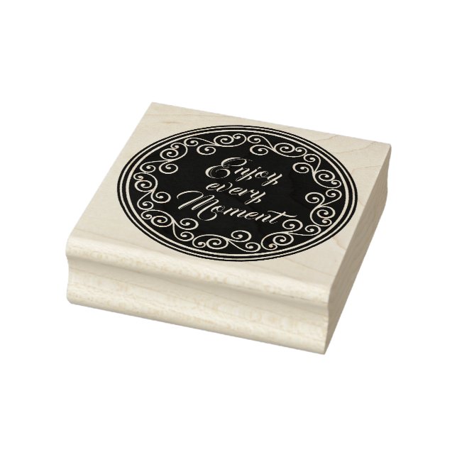 Stämpel Ornament Cirkel + DIN TEXT & IDÉ 1 (Stämpel)