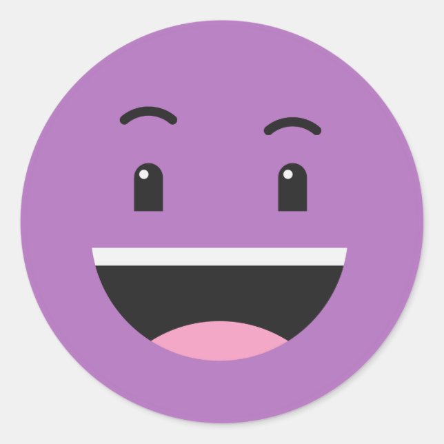 Stämpel Runt Klistermärke (Framsida)