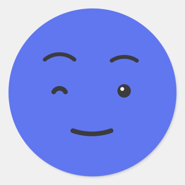 Stämpel Runt Klistermärke (Framsida)