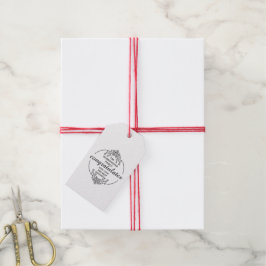 Stämpelcirkel - DIN TEXT & IDÉ - BLOMMOR 9 Presentetikett