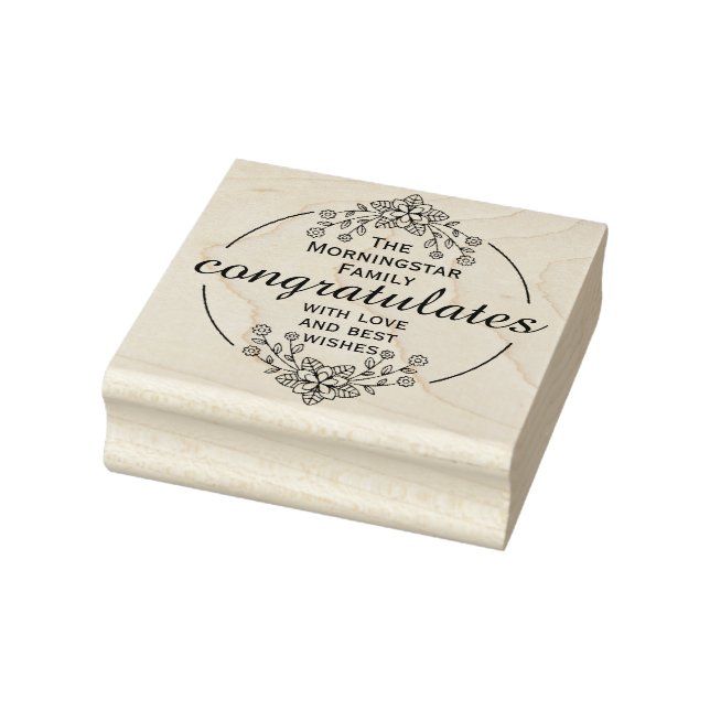 Stämpelcirkel - DIN TEXT & IDÉ - BLOMMOR 9 Stämpel (Stämpel)