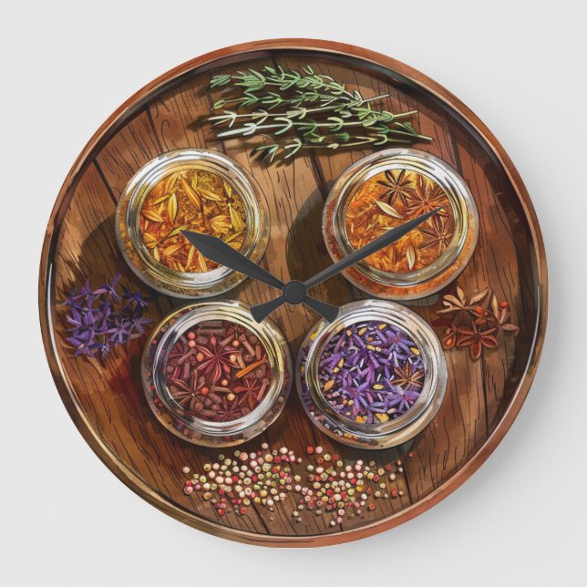 Stämpelspärr för jordbrukshus Stil Stor Klocka (Framsida)