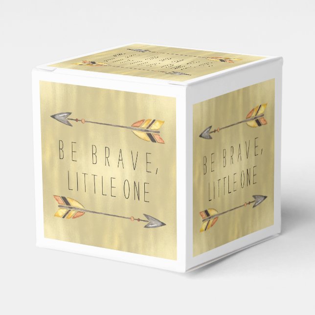 Stampilar ska vara Modiga babyskor Presentaskar (Framsidan Sidan)