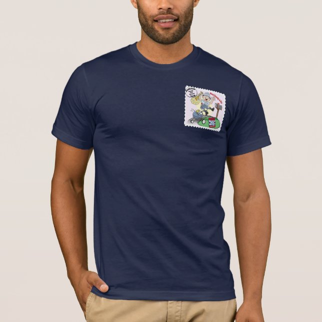 "Stämpla ut hungrig" Frederick, MD T-shirt (Framsida)